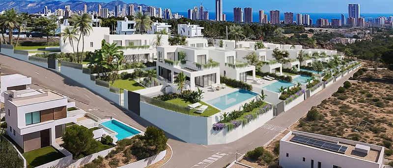 Modern apartment with terrace in Finestrat