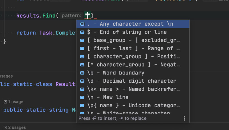 regex pattern attribute help