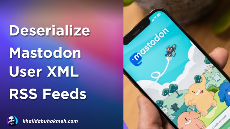 Deserialize Mastodon User XML RSS feeds with .NET