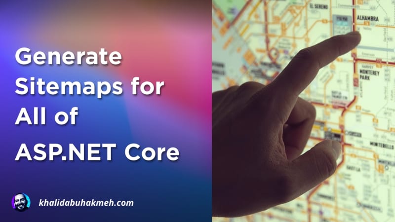 Generate Sitemaps for All of ASP.NET Core