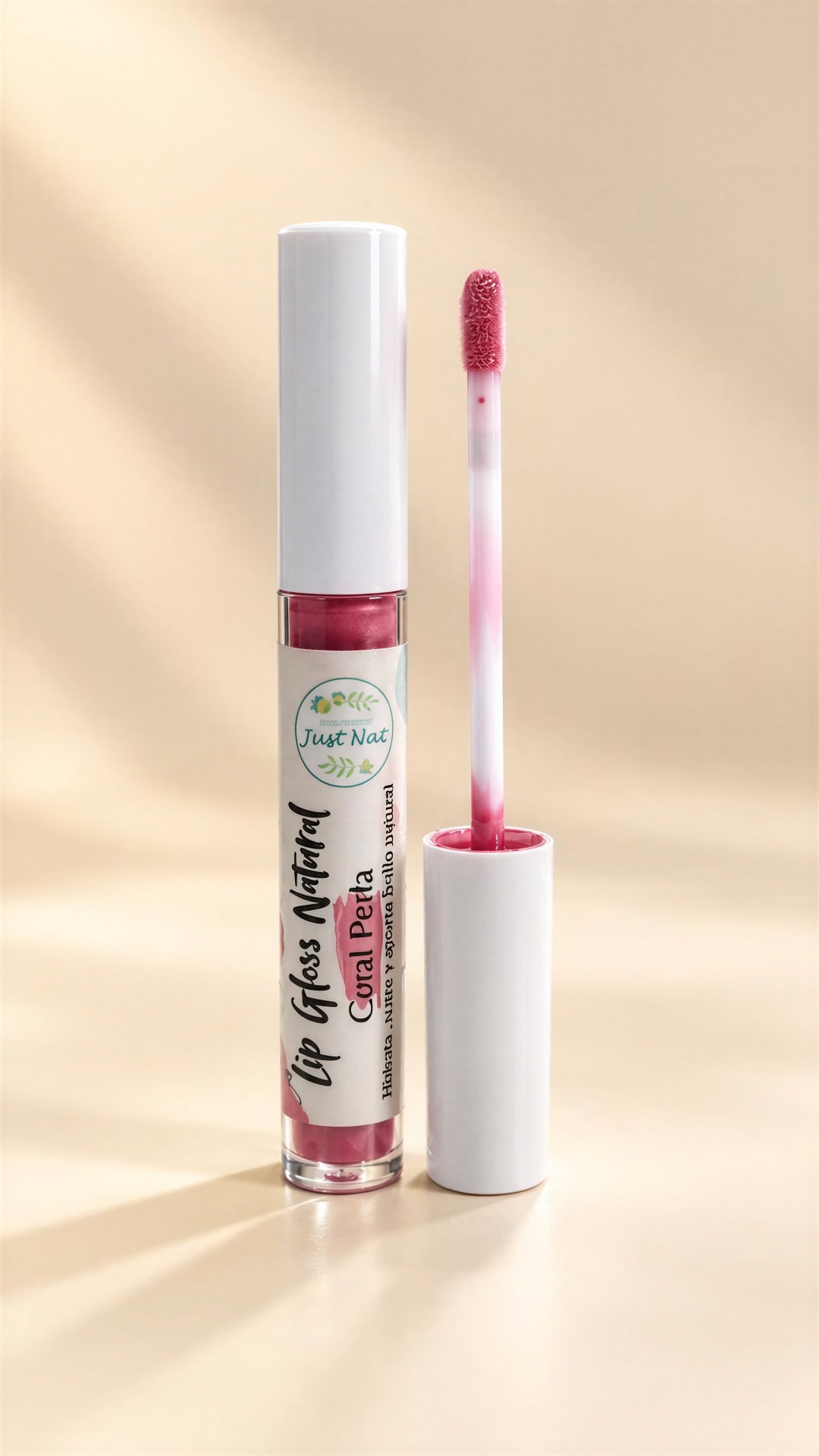 Lip Gloss Natural - Coral Perla
