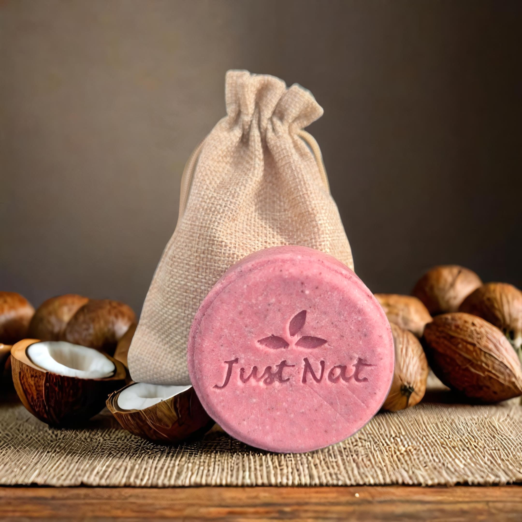 Shampoo Sólido de Coco, Cacao y Manteca de Karité