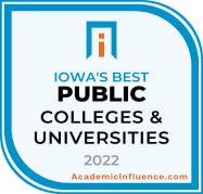 Iowa's Best Public Colleges Badge