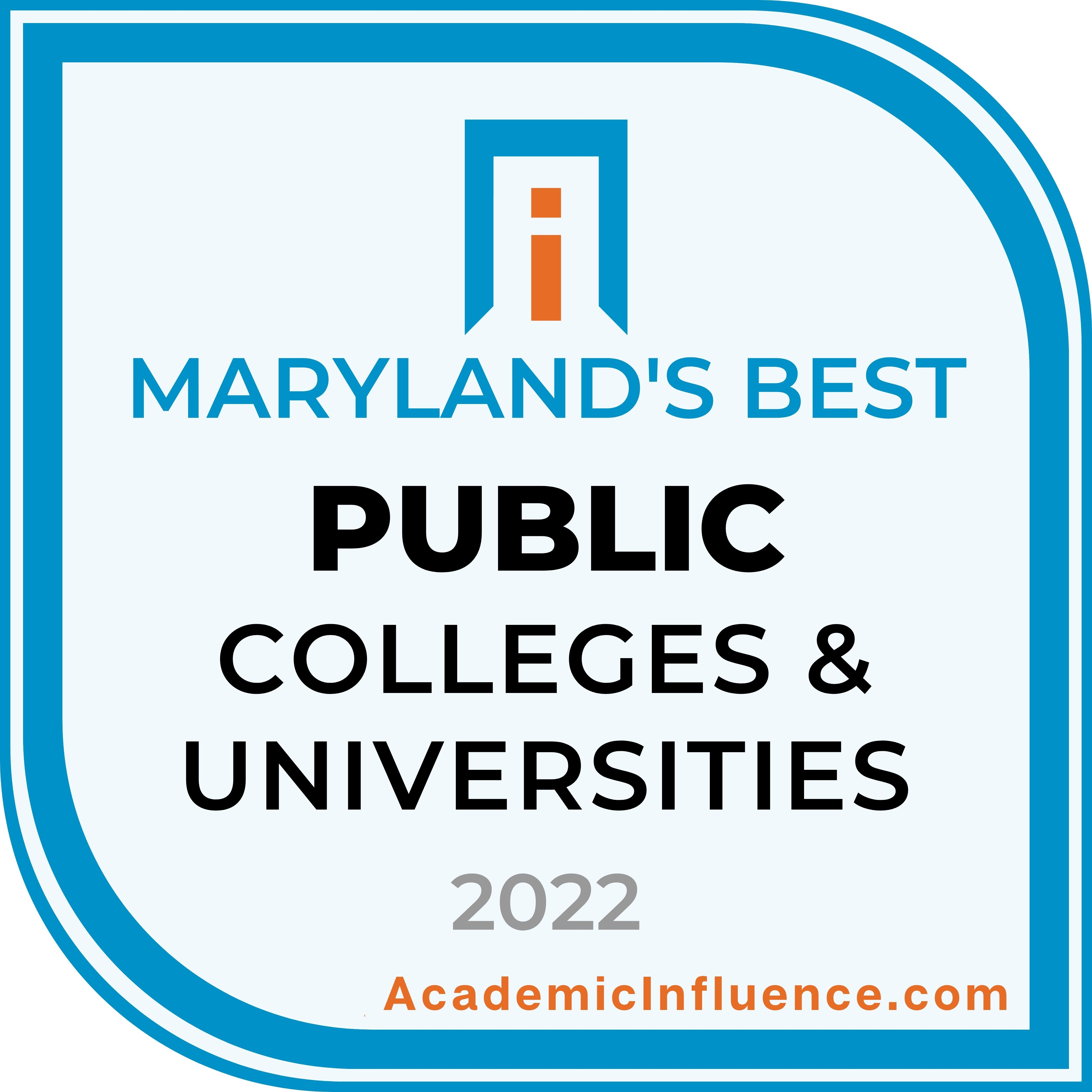 Maryland’s Best Public Colleges and Universities of 2021 Academic Influence