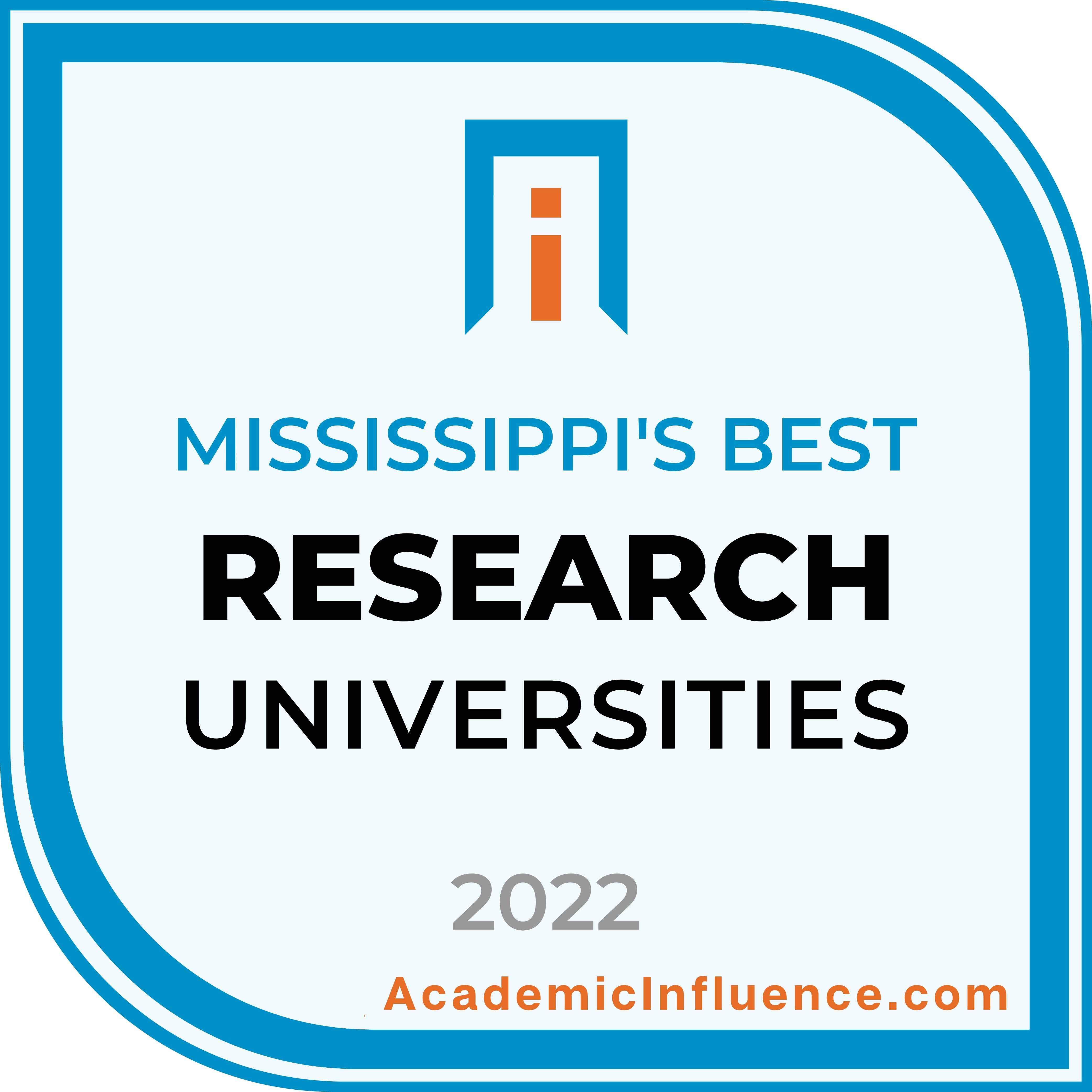 Mississippi’s Best Research Universities of 2021 Academic Influence