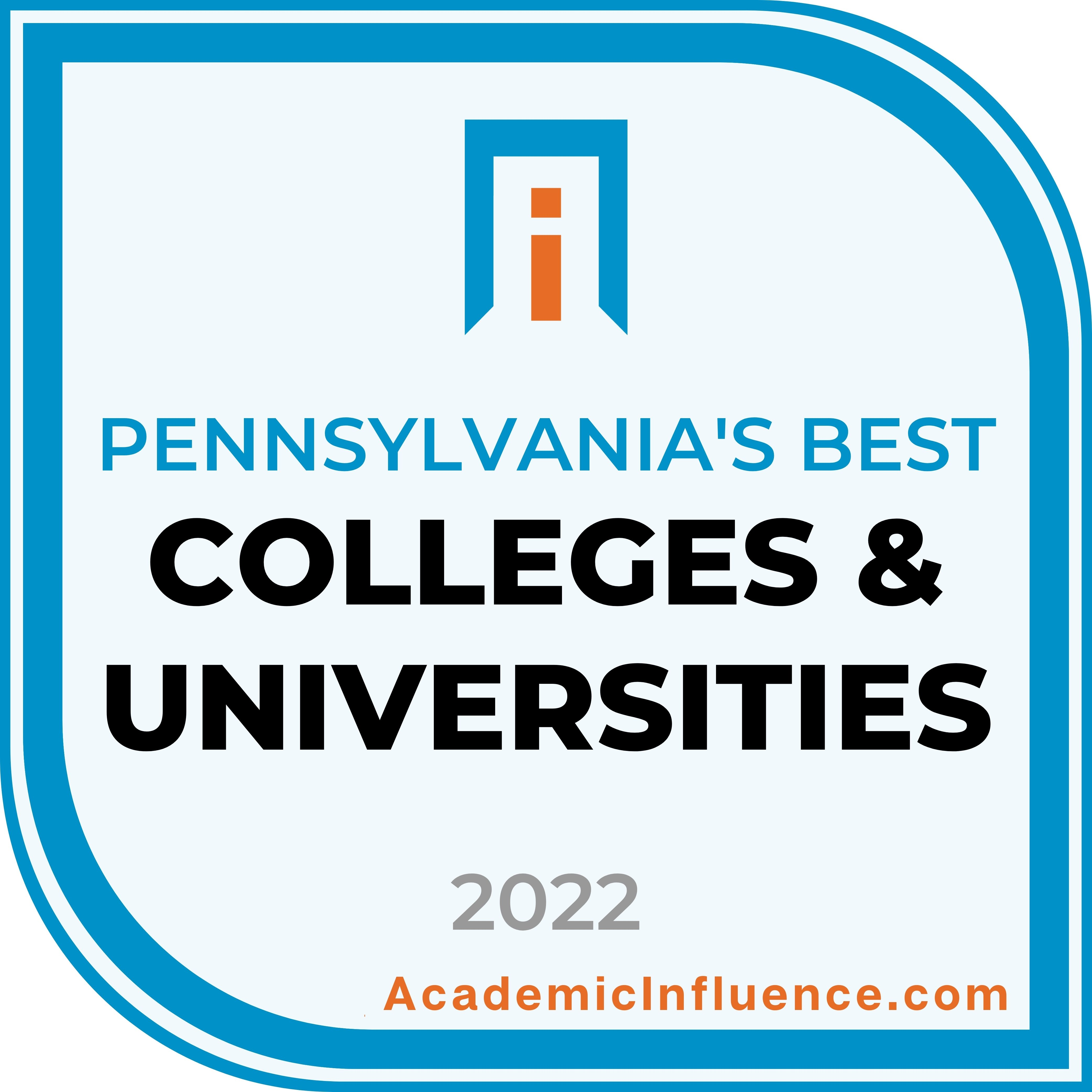 Pennsylvania’s Best Colleges and Universities of 2021 Academic Influence