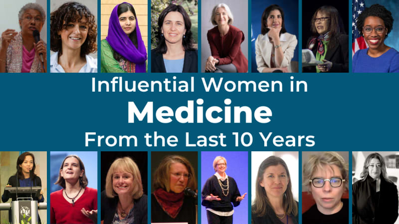 Influential Women in Medicine From the Last 10 Years Academic Influence