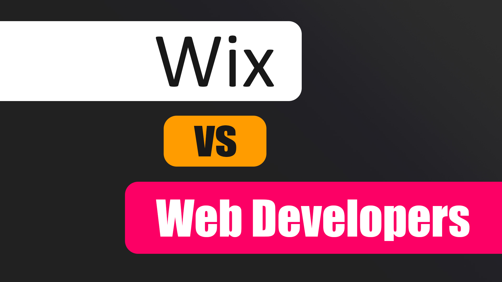 Wix Vs Web Developers