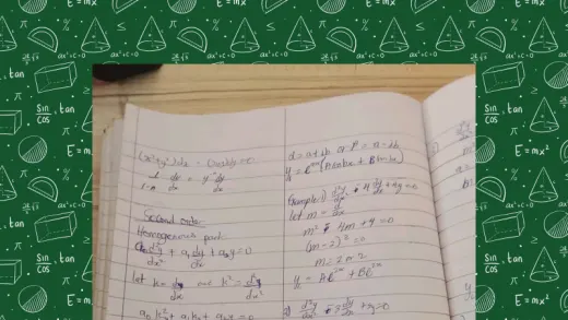 Second Order Differential Equations Notes Cover