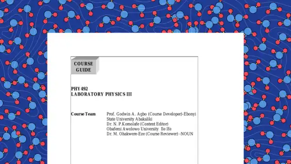 Practical Laboratory Physics: Experimental Techniques Cover