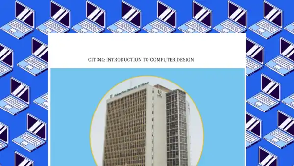 Principles of Computer Design and Architecture Cover