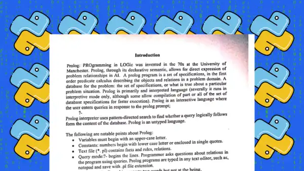 Introduction to Prolog Programming and Logic Cover