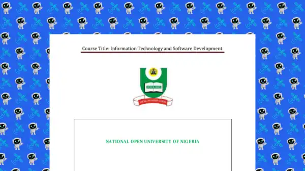 Information Technology and Software Development Cover