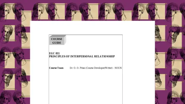 Foundations of Interpersonal Relationships and Communication Cover
