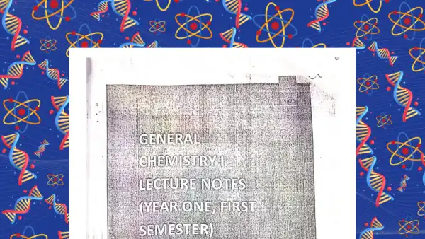 General Chemistry Lecture Notes and Applications Cover