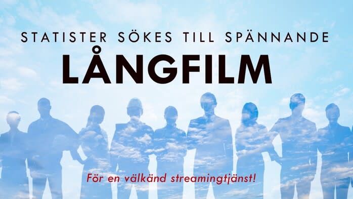 Statister sökes som bargäster till långfilm för streamingtjänst i Stockholm