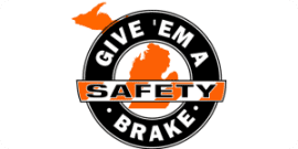 Give 'Em A Brake Safety logo