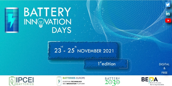 The Battery Innovation Days event logo