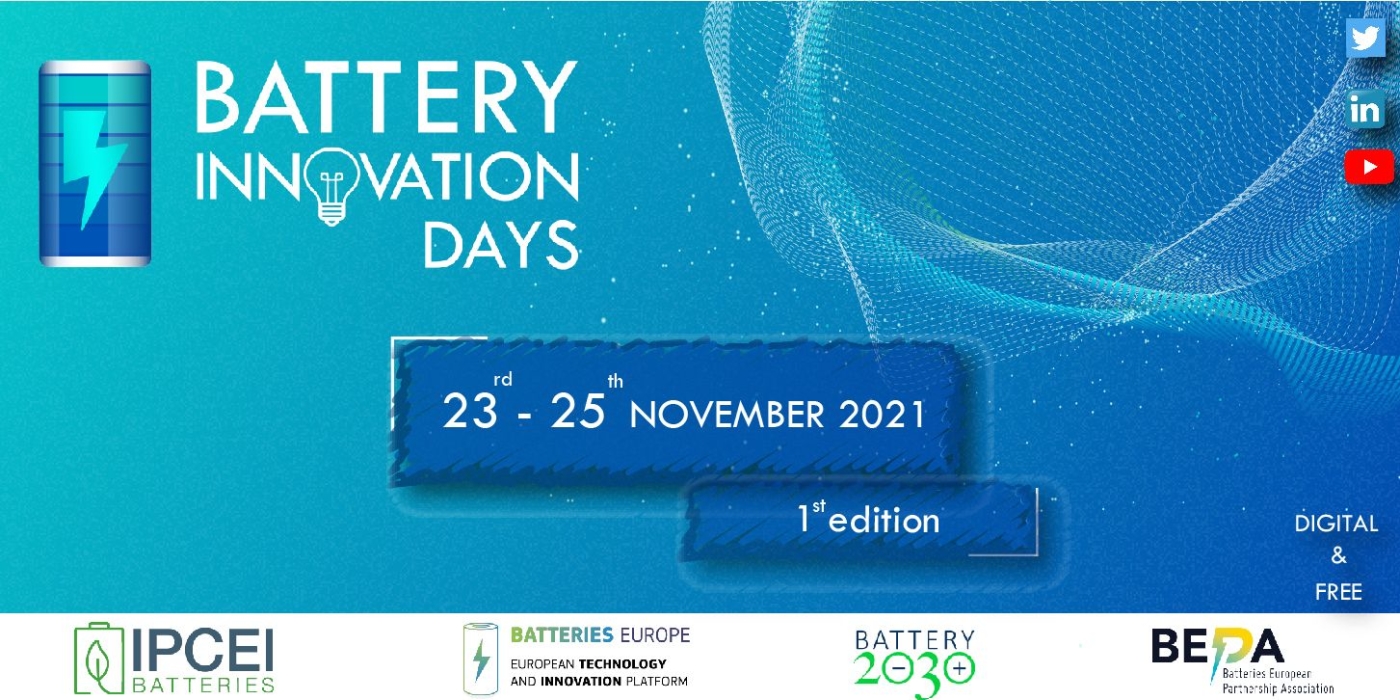 The Battery Innovation Days event logo