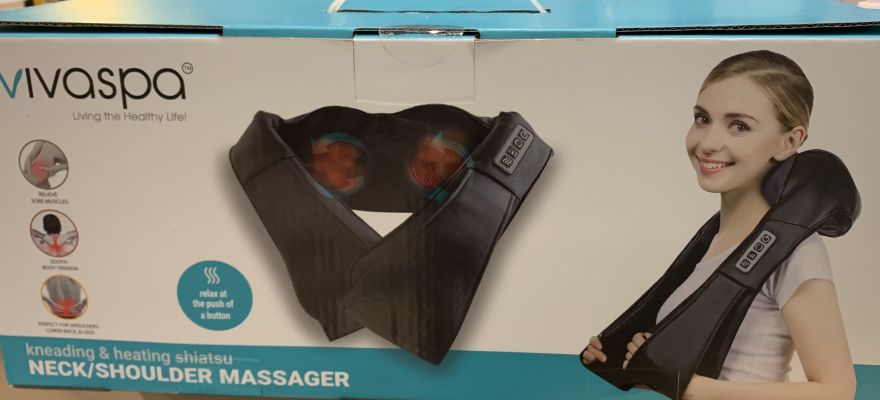 Vivaspa kneading and heating neck and shoulder massager clearance