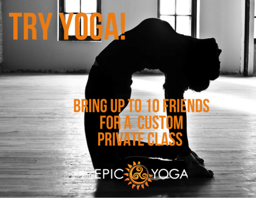 Auction Page Private Yoga Class For 10
