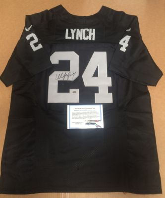 marshawn lynch autographed jersey