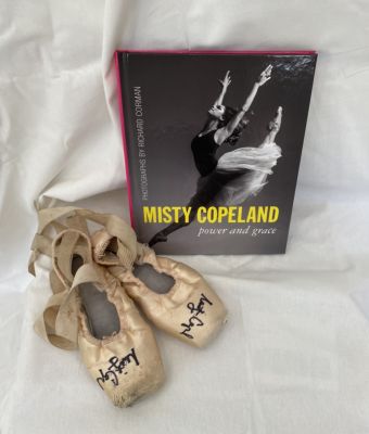 misty copeland signed pointe shoes