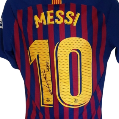 messi game worn jersey