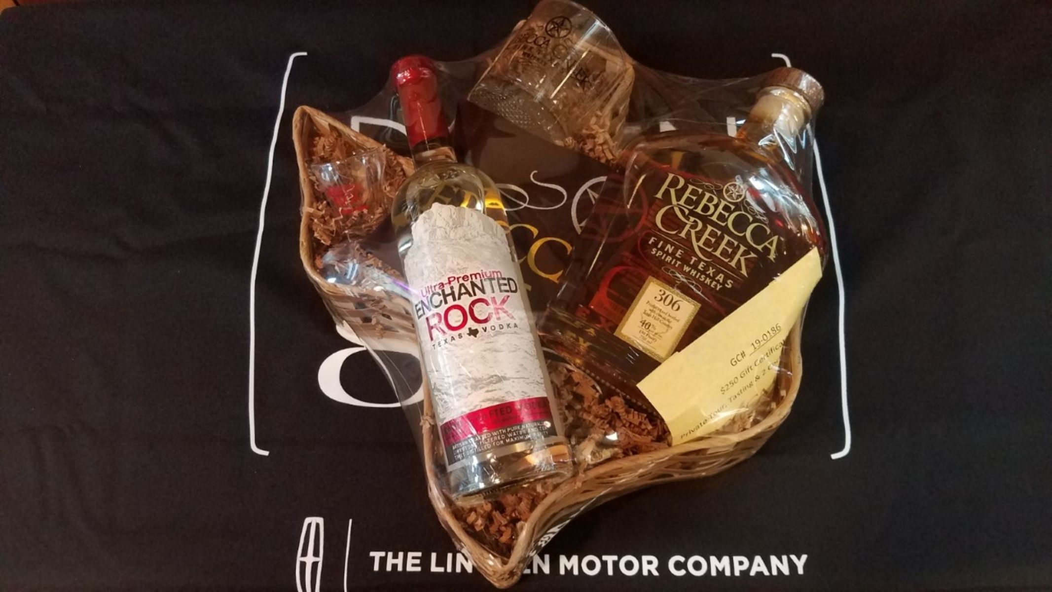 Auction Page | Rebecca Creek Whiskey Gift Basket & Tour package