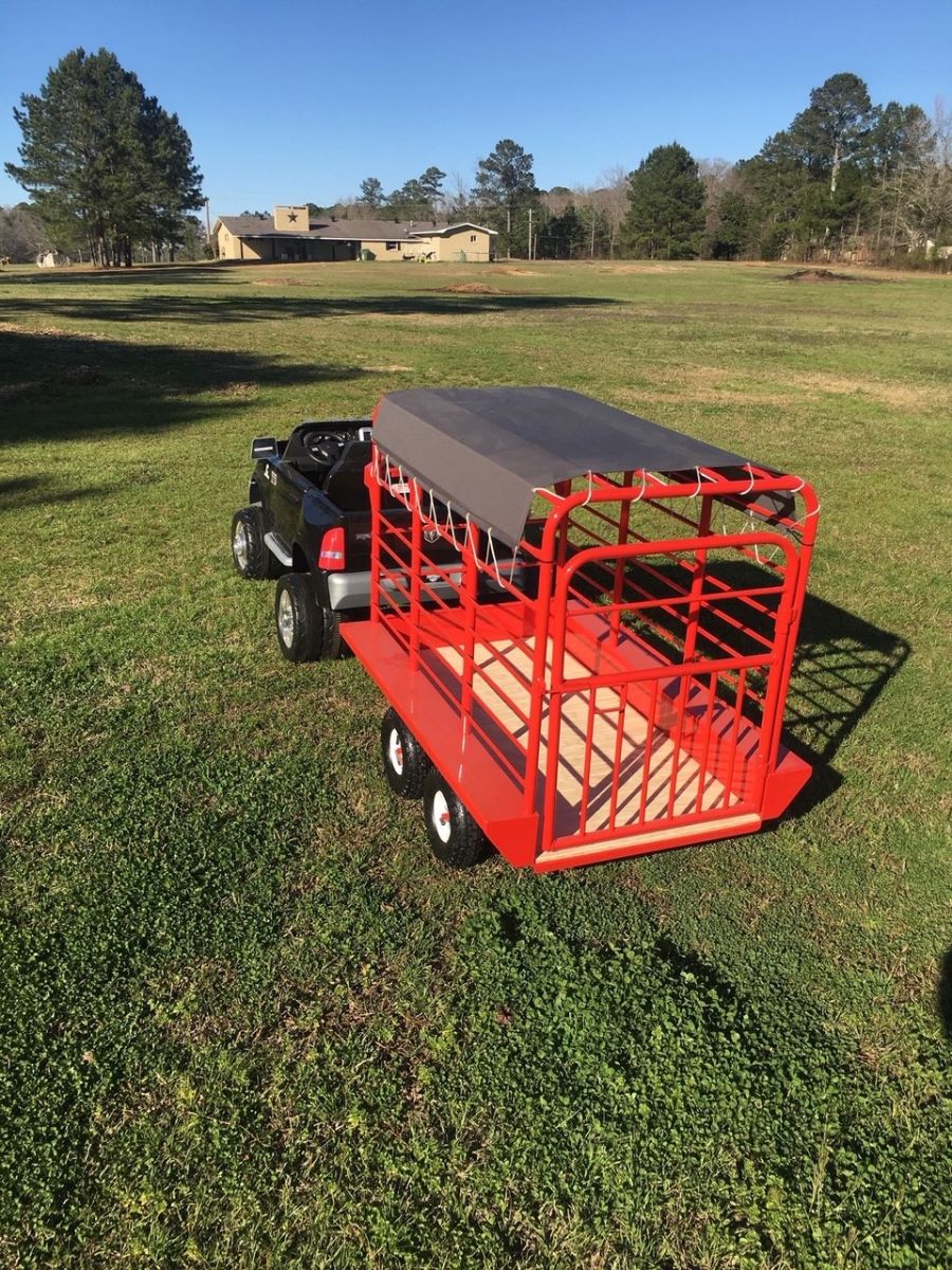 kids ride on truck with trailer