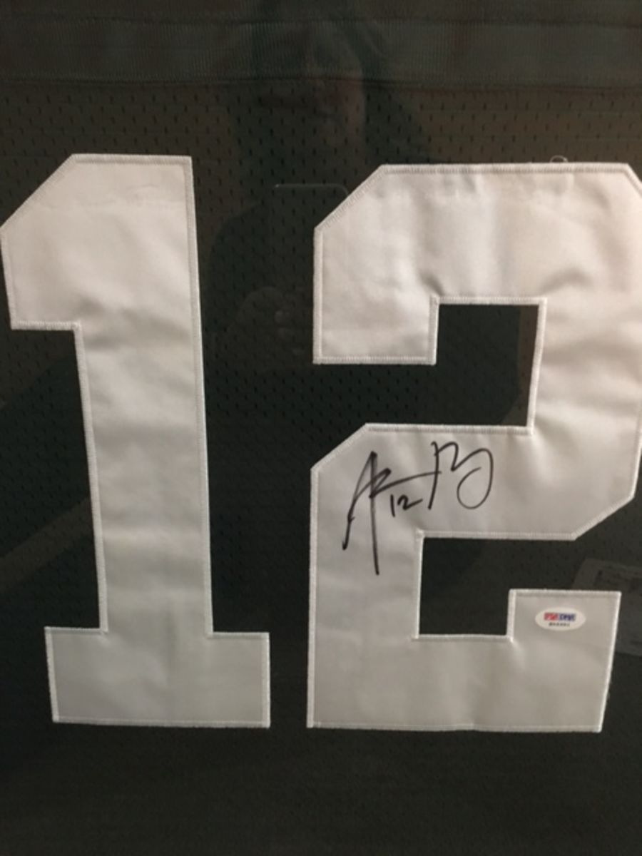 aaron rodgers framed jersey