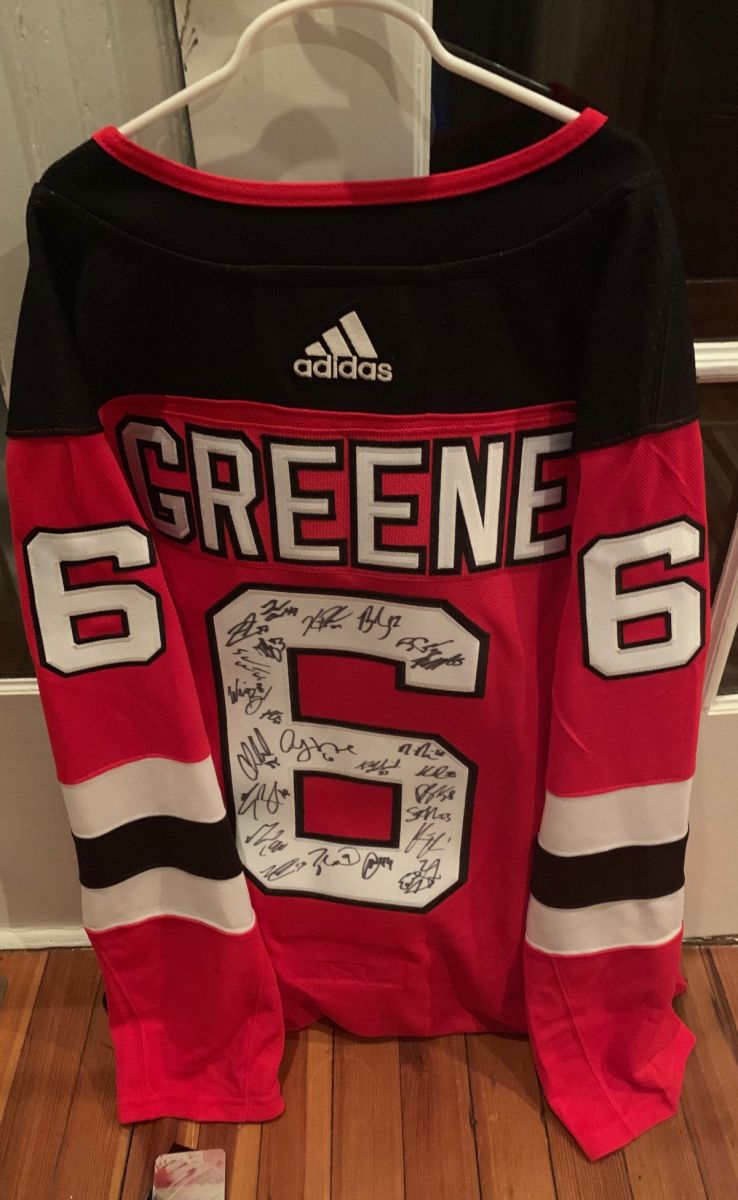 devils jersey auction