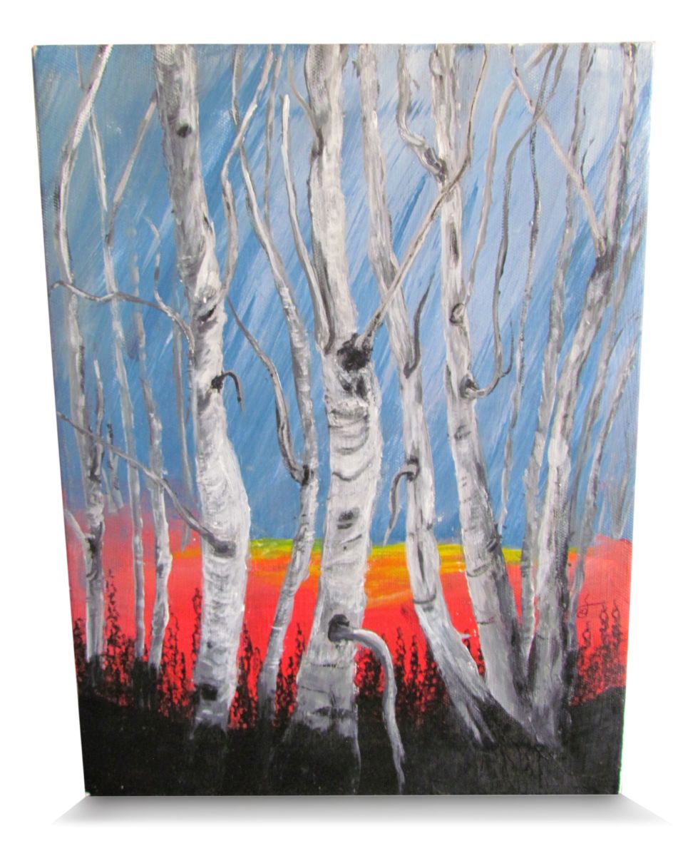 Auction Page Aspen Oil Painting