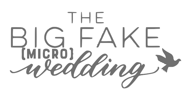 The Big Fake {Micro} Wedding Orlando event logo