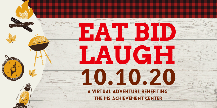 Eat Bid Laugh 2020 event logo