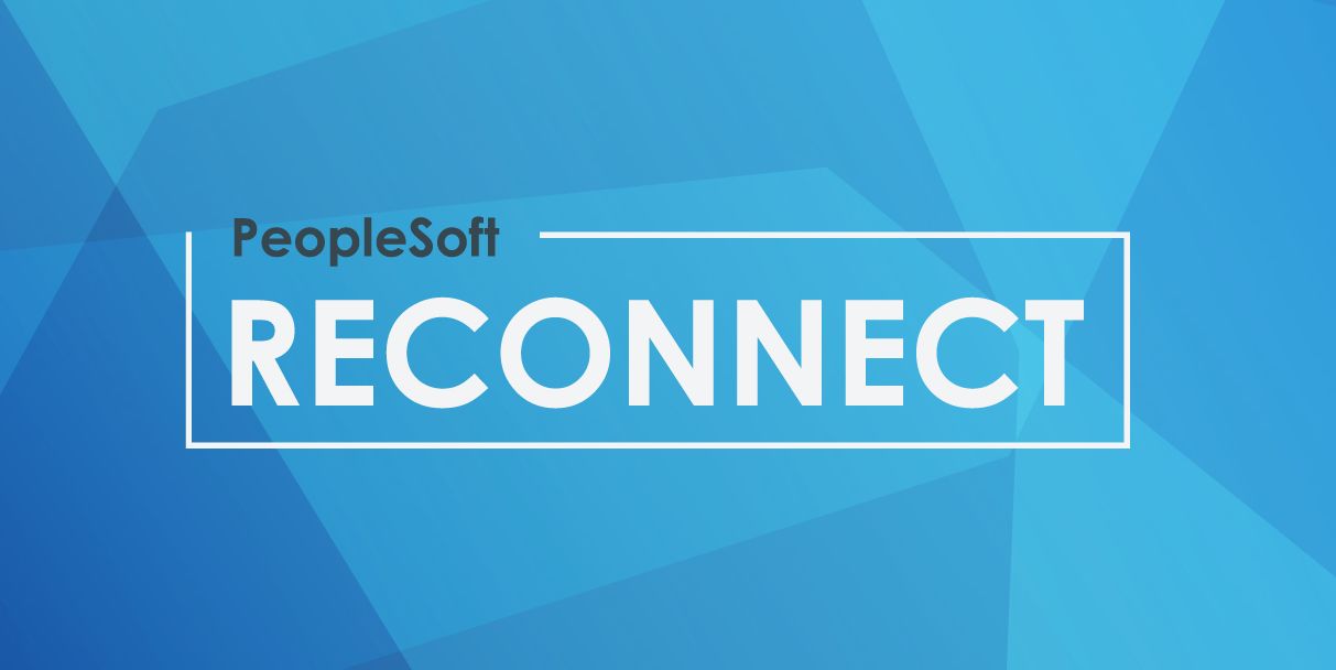 PeopleSoft RECONNECT event logo