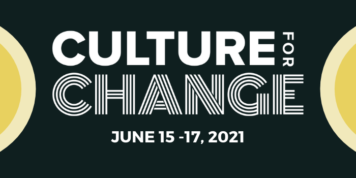 2021 Culture for Change Conference event logo