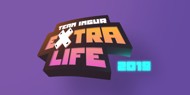 Extra Life 2019 with Team Imgur event logo