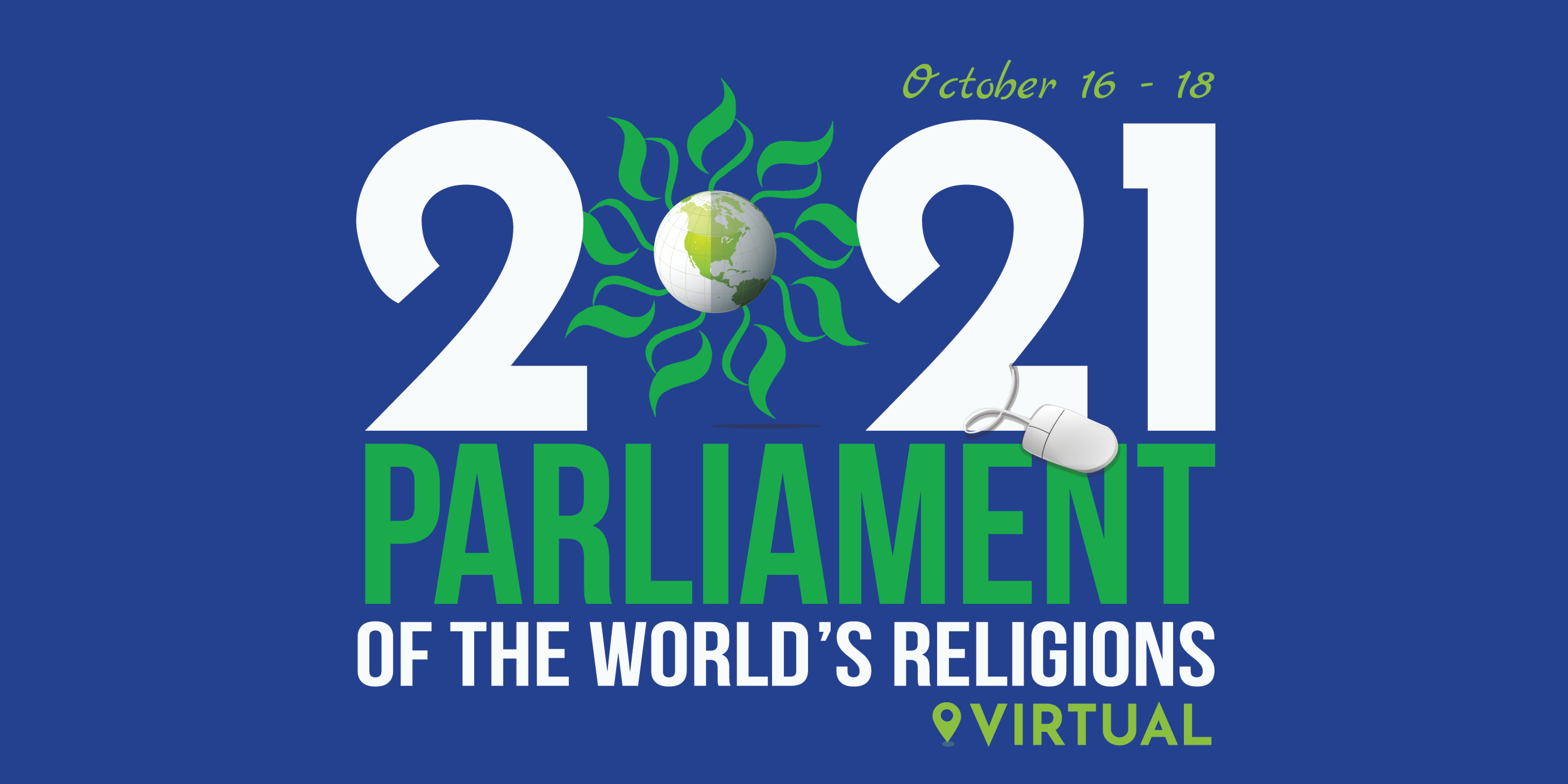 2021 Parliament of the World's Religions event logo