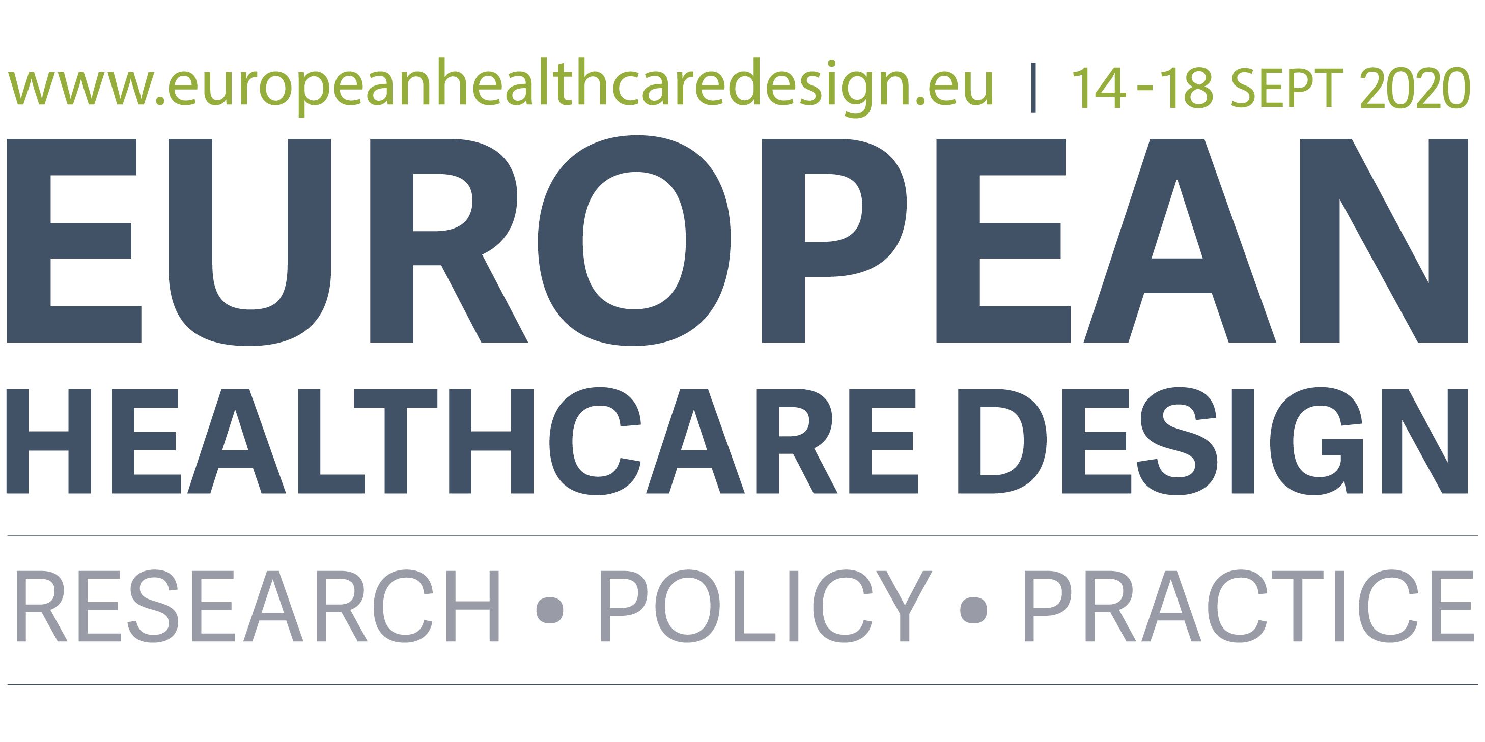 European Healthcare Design 2020  event logo