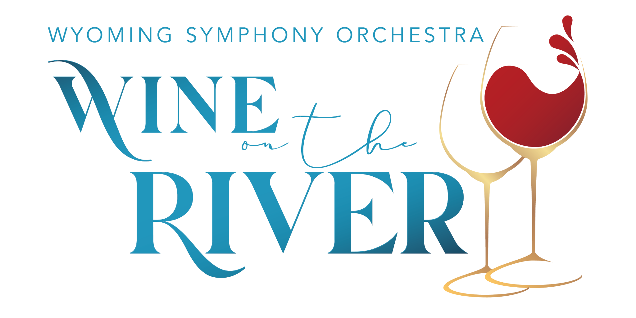 Wine on the River event logo