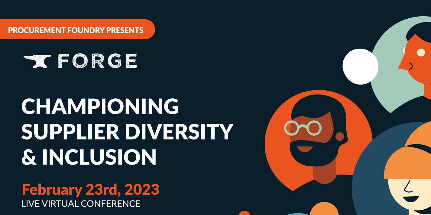 FORGE: Supplier Diversity & Inclusion 2023 event logo