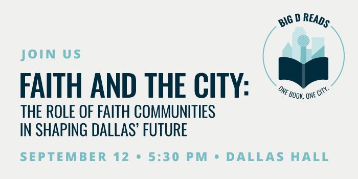 Faith and the City: The Role of Faith Communities in Shaping Dallas' Future event logo