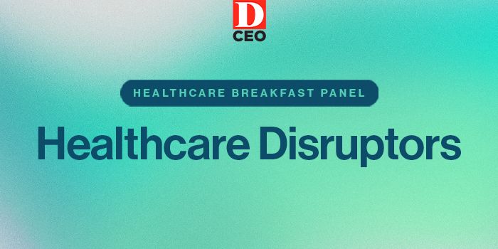 D CEO Healthcare Breakfast: Healthcare Disrupters event logo