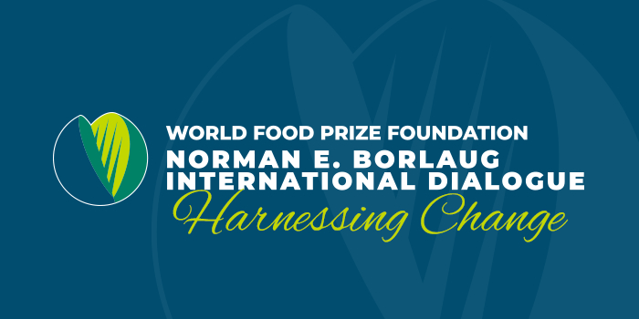 2023 Norman E. Borlaug International Dialogue event logo