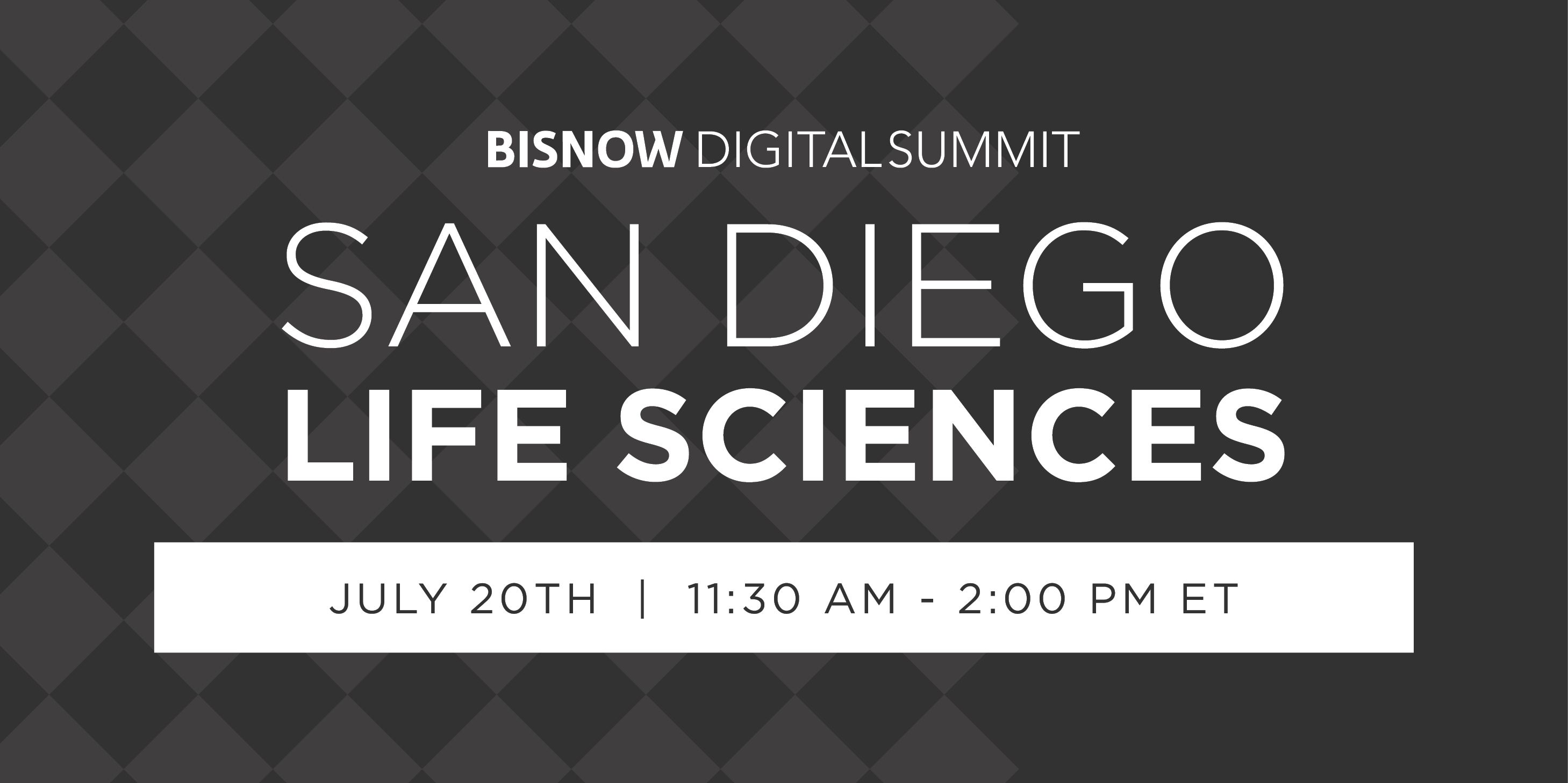 San Diego Life Sciences  event logo