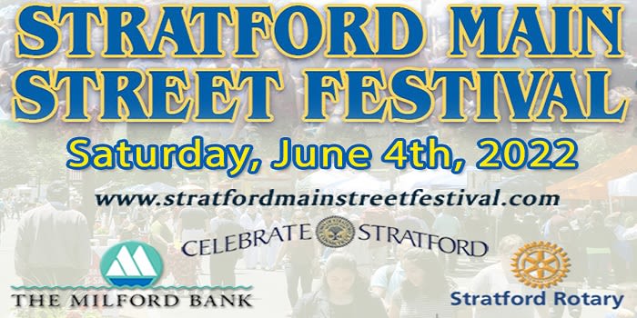 2022 Stratford Main Street Festival event logo