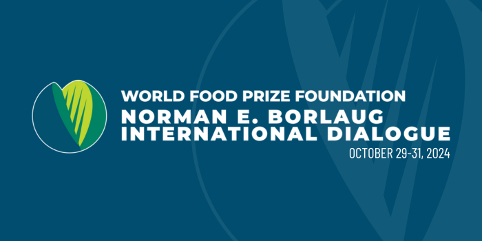 2024 Norman E. Borlaug International Dialogue event logo