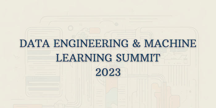 Data Engineering And Machine Learning Summit 2023 event logo