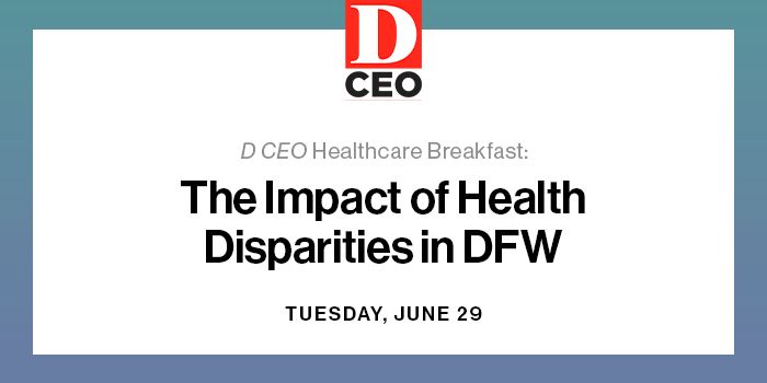 D CEO Healthcare Breakfast Panel: The Impact of Health Disparities in DFW event logo
